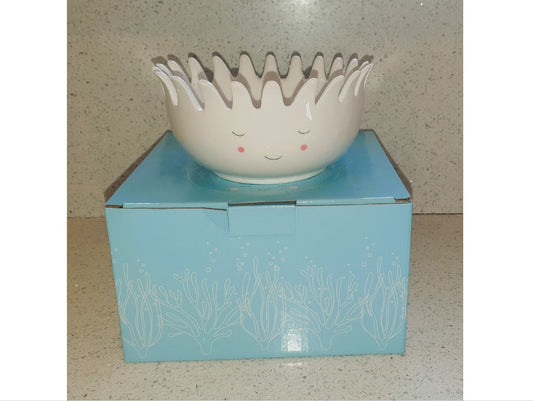 Anemone Bowl, Ceramic, Bathroom, Home decor, Storage, Quirky, NEW, Boxed,