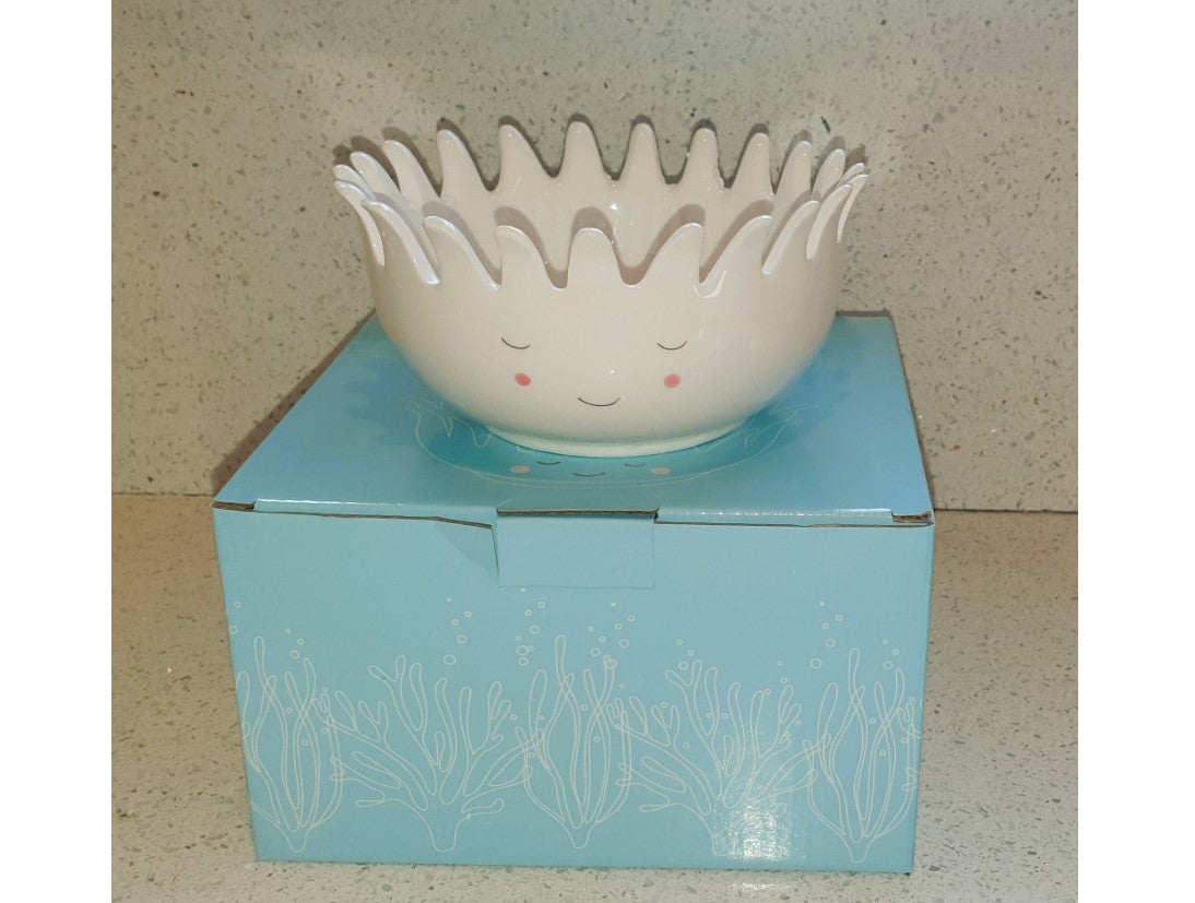 Anemone Bowl, Ceramic, Bathroom, Home decor, Storage, Quirky, NEW, Boxed,