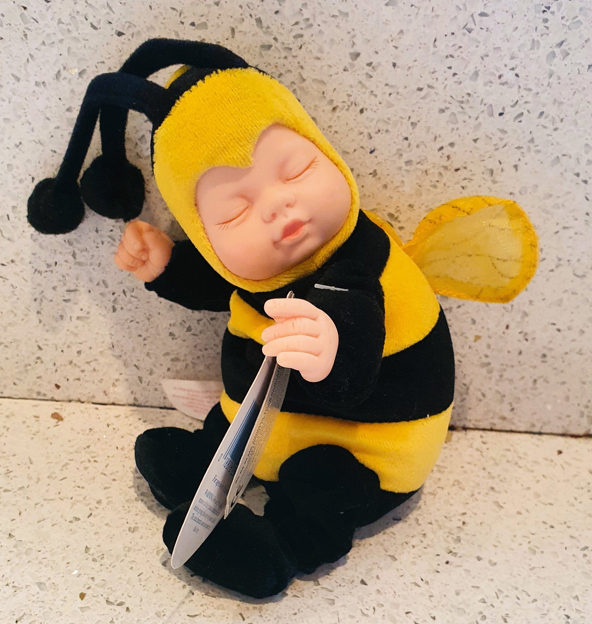 Anne Geddes Bumble Bee Doll, Plush, Geddes Baby Bees doll, Bees, Bumble Bee, Cute, Quirky, 1990s Vintage Toy, 1997