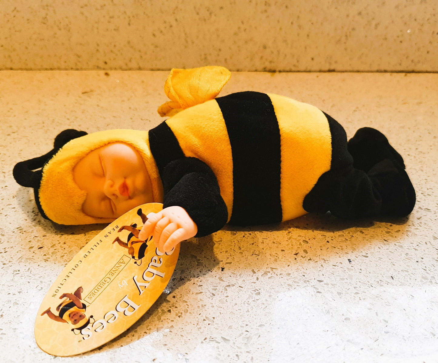 Anne Geddes Bumble Bee Doll, Plush, Geddes Baby Bees doll, Bees, Bumble Bee, Cute, Quirky, 1990s Vintage Toy, 1997