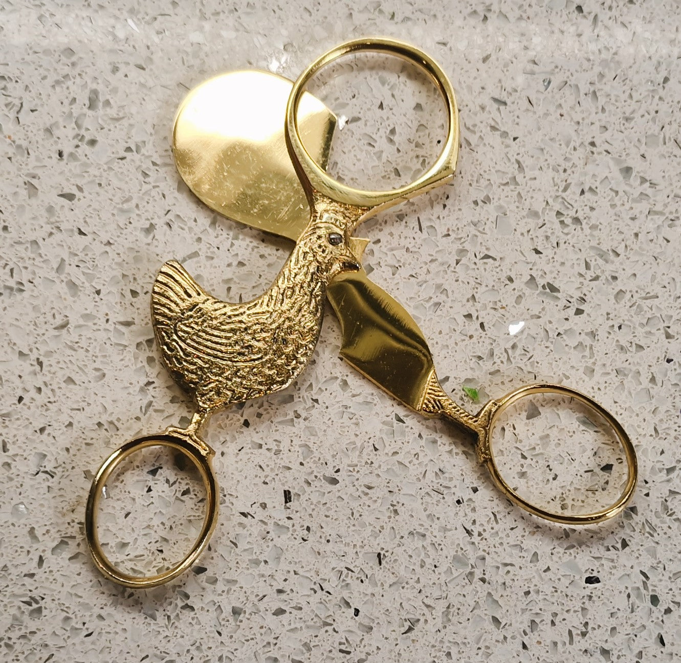 Antique Chicken Boiled egg scissors 