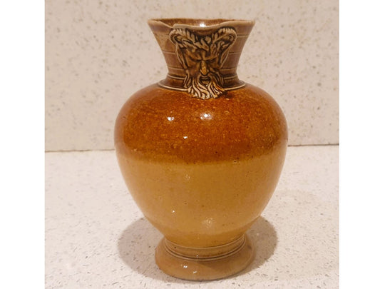 Antique, Early, Doulton Lambeth Stoneware, Salt Glaze, Small Jug, Harvest, Mead Jug, circa 1860, Makers Mark