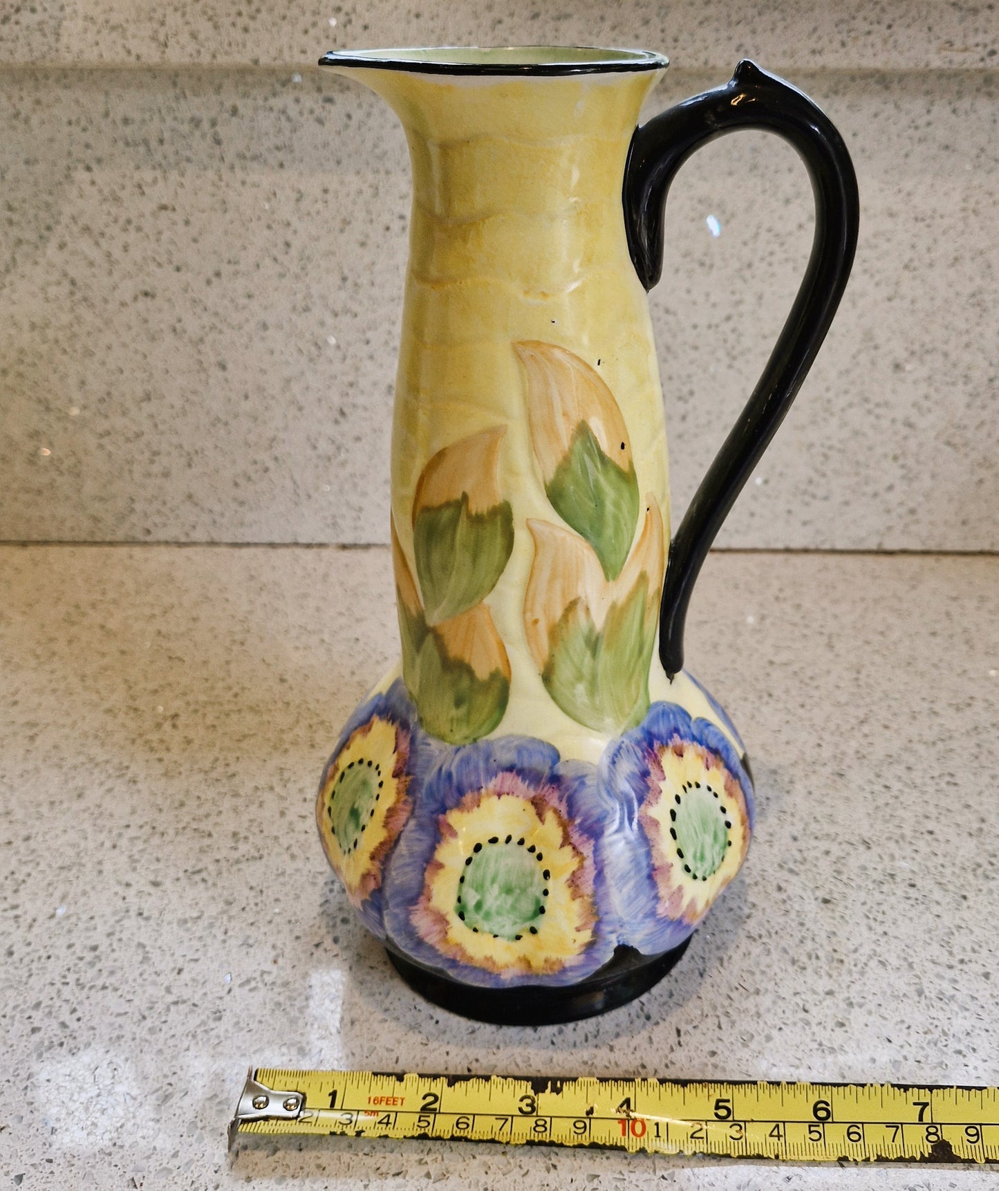 Hand painted Art Deco Vase, Hancock's Pottery, Art Deco Vase, Hand Painted, Hand made, Made in England, Ivory Ware