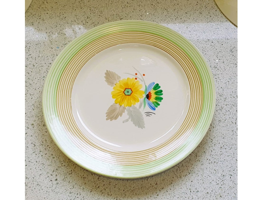 Art Deco, Tams Ware, Dinner Plates, 10 inch, 1930's, Original, English Earthenware