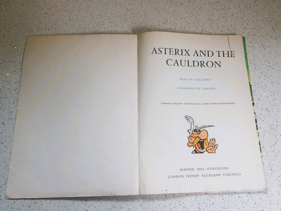 Asterix and the Cauldron by Goscinny & Uderzo, Paperback Book, Vintage