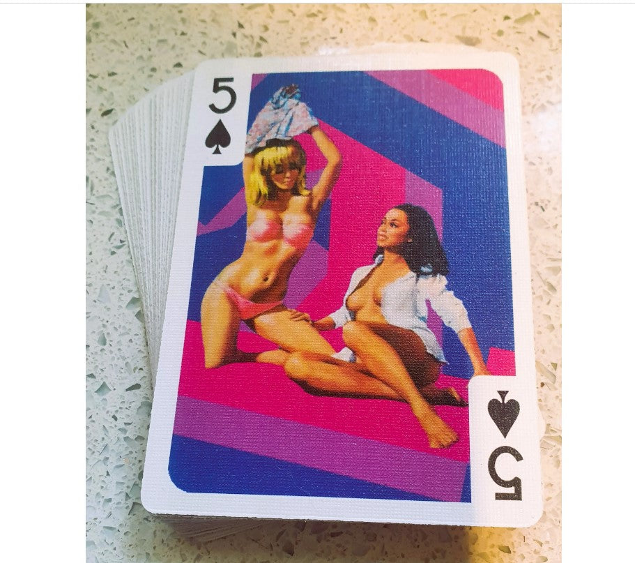 Bisexual Playing Cards,  Pulp Art Poker Cards, LGBT, Bisexual pride, Kitsch, Quirky, Unique, Playing Cards, Bisexual Gift, LGBT