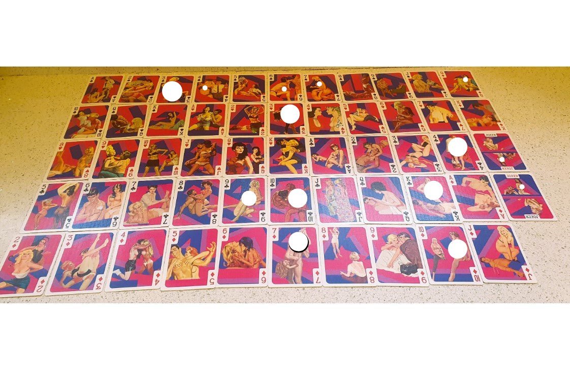 Bisexual Playing Cards,  Pulp Art Poker Cards, LGBT, Bisexual pride, Kitsch, Quirky, Unique, Playing Cards, Bisexual Gift, LGBT