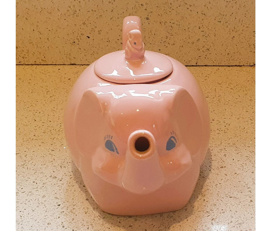 Carltonware Elephant Teapot, Pink, Carltonware Elephant Tea pot, Made in England, Kitsch, Quirky, 60s, Ceramic, Rare 