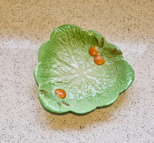 Carltonware Lettuce Leaf Plate, Cabbage Leaf plate, Saladware, Salad ware, Salad plate, Carltonware, Mid century, Lettuce, Cabbage