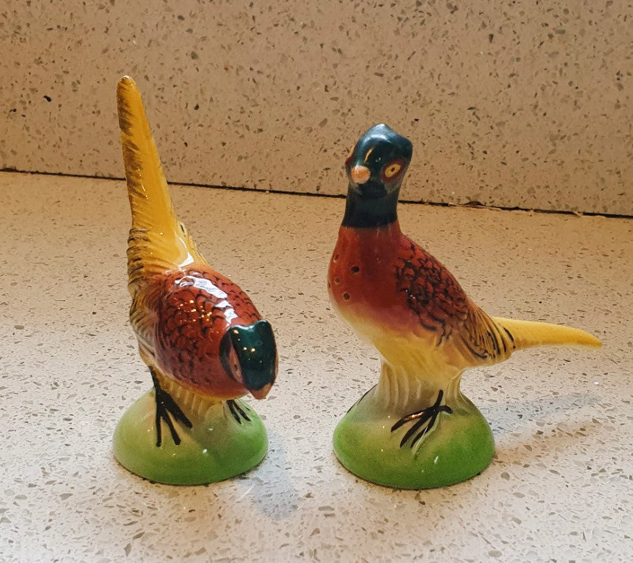 Carltonware Pheasant Cruet Set, Pheasant Salt & Pepper Shakers, Salt and Pepper, Carlton Ware