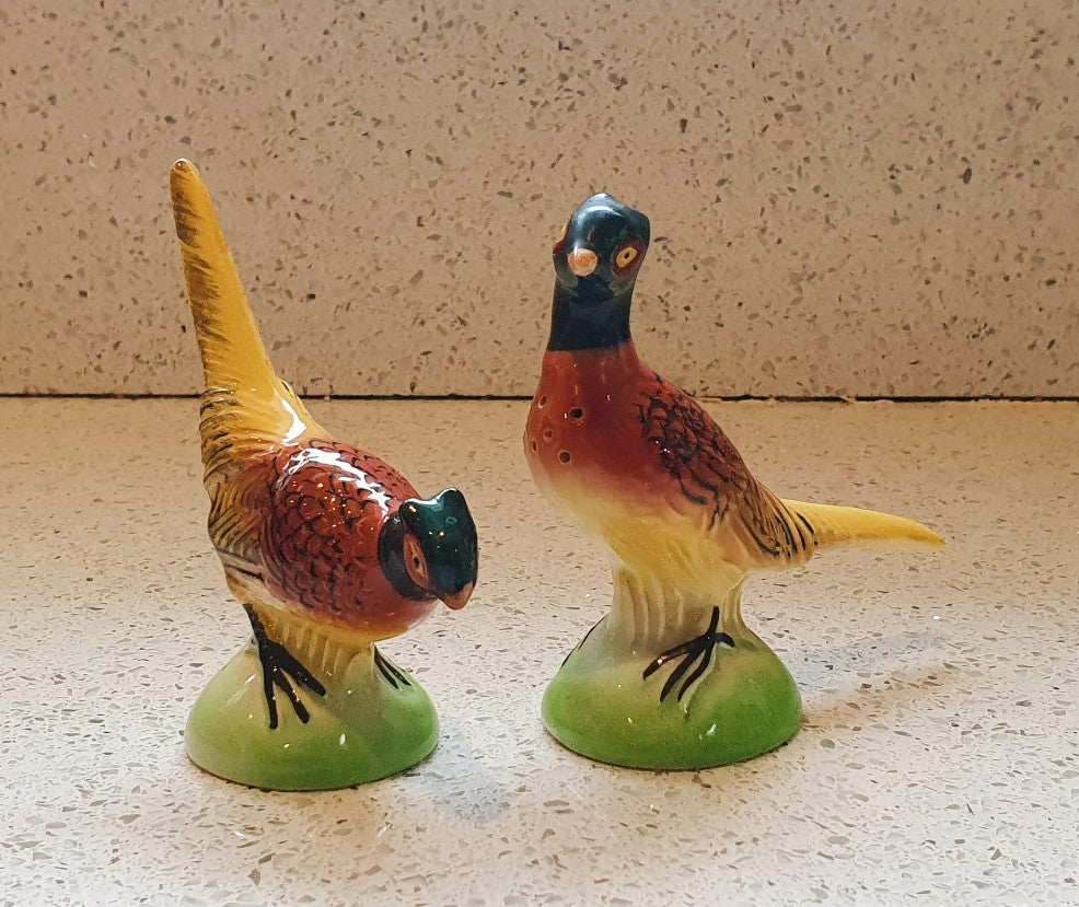 Carltonware Pheasant Cruet Set, Pheasant Salt & Pepper Shakers, Salt and Pepper, Carlton Ware