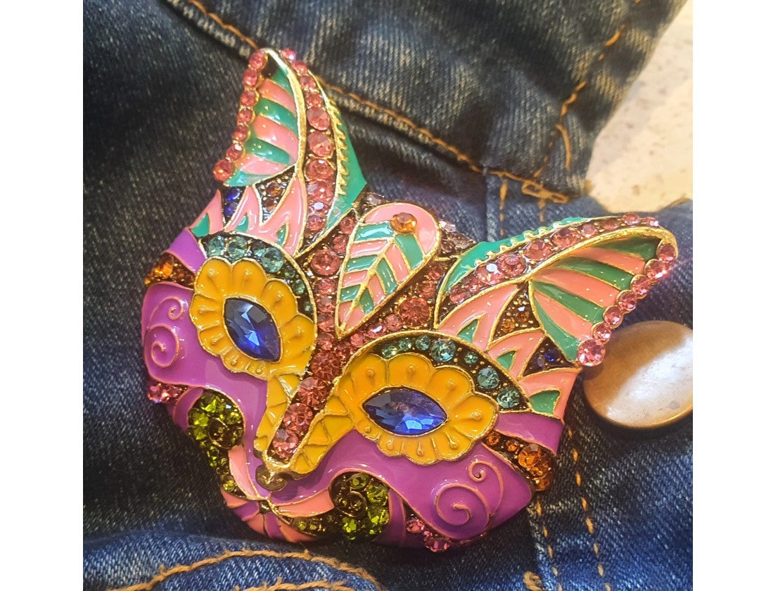 Cat Broach, NEW, Insect Jewellery, Quirky, Unusual, Bright, colourful, Enamel