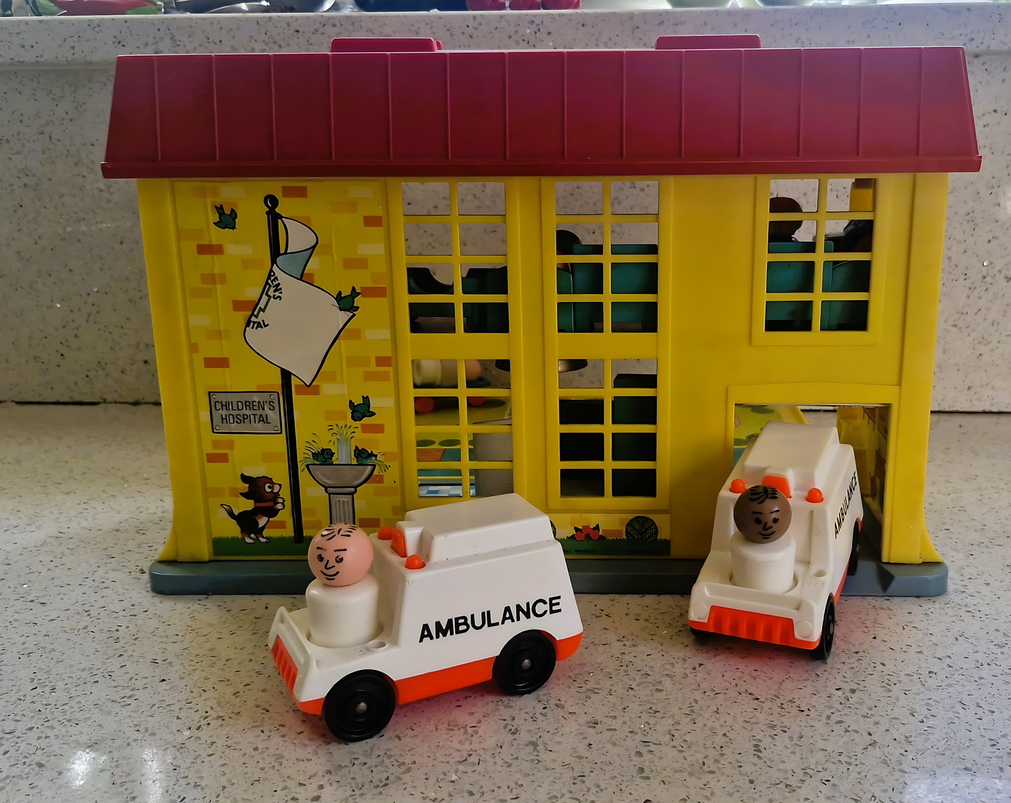 Toy Hospital and Ambulances with Drs and Nurses 