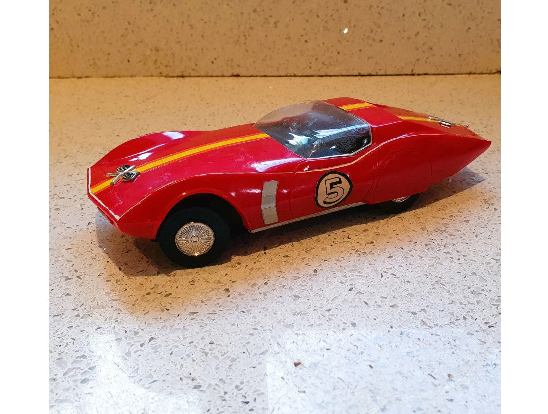 Computacar, Vintage, 1960s, Toy,  Boxed, Mettoy, Ford GT, WORKING, COMPLETE - Original Packaging, Instructions,