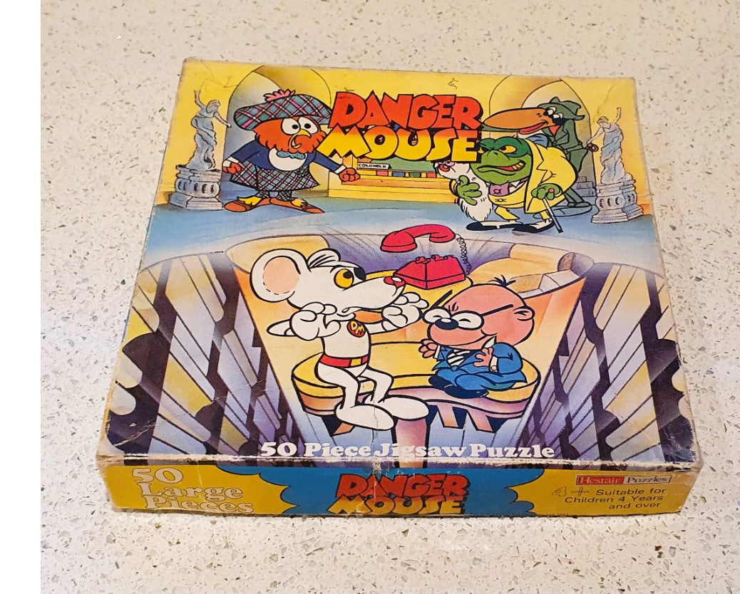 Danger Mouse Jigsaw, Complete, Boxed, Original,, Very Good Condition, Original Danger Mouse Toy