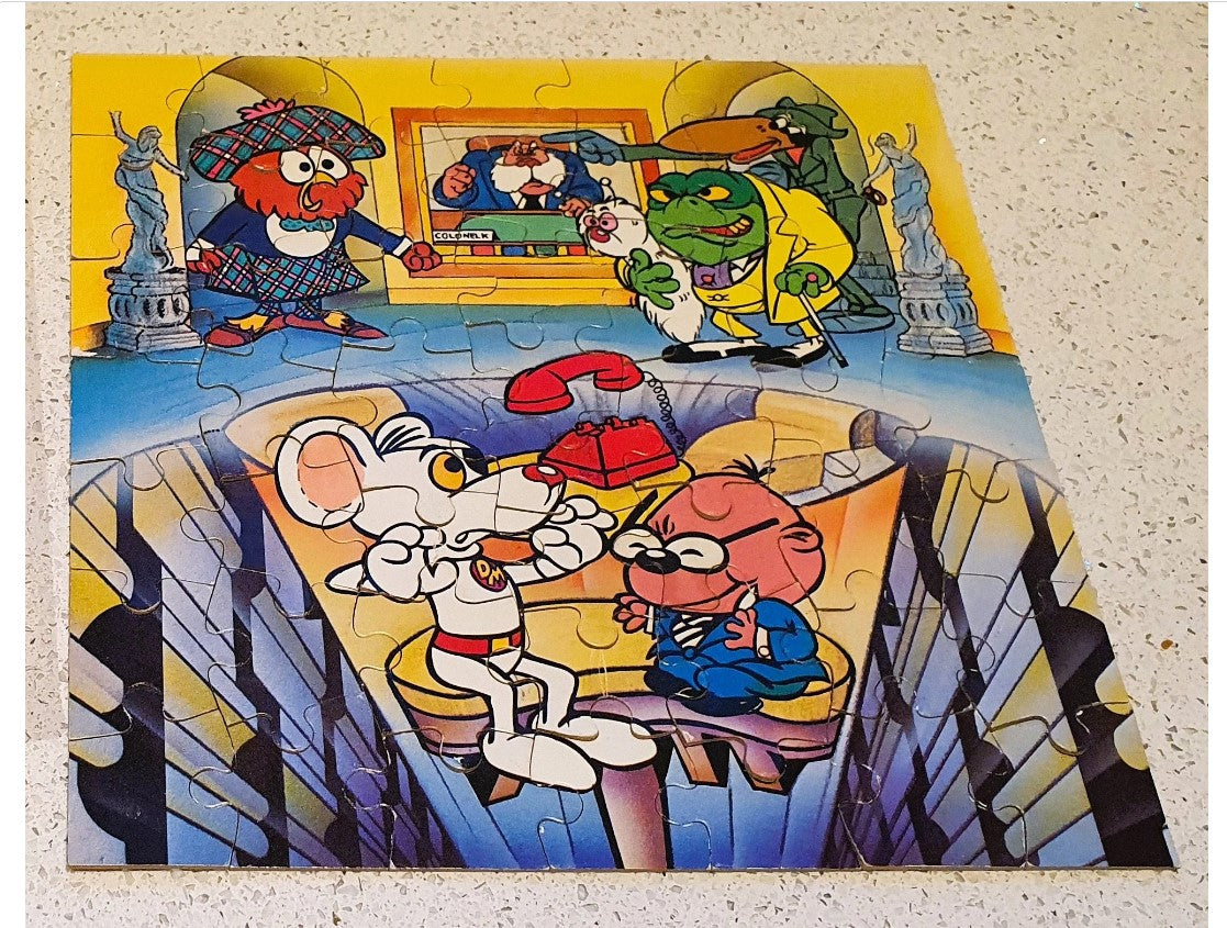 Danger Mouse Jigsaw, Complete, Boxed, Original,, Very Good Condition, Original Danger Mouse Toy