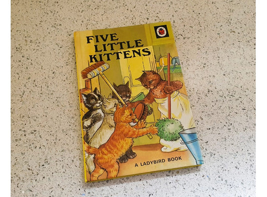 Five Little Kittens, Rhyming Stories, Macgregor, Vintage Ladybird Book, Vintage Children's book