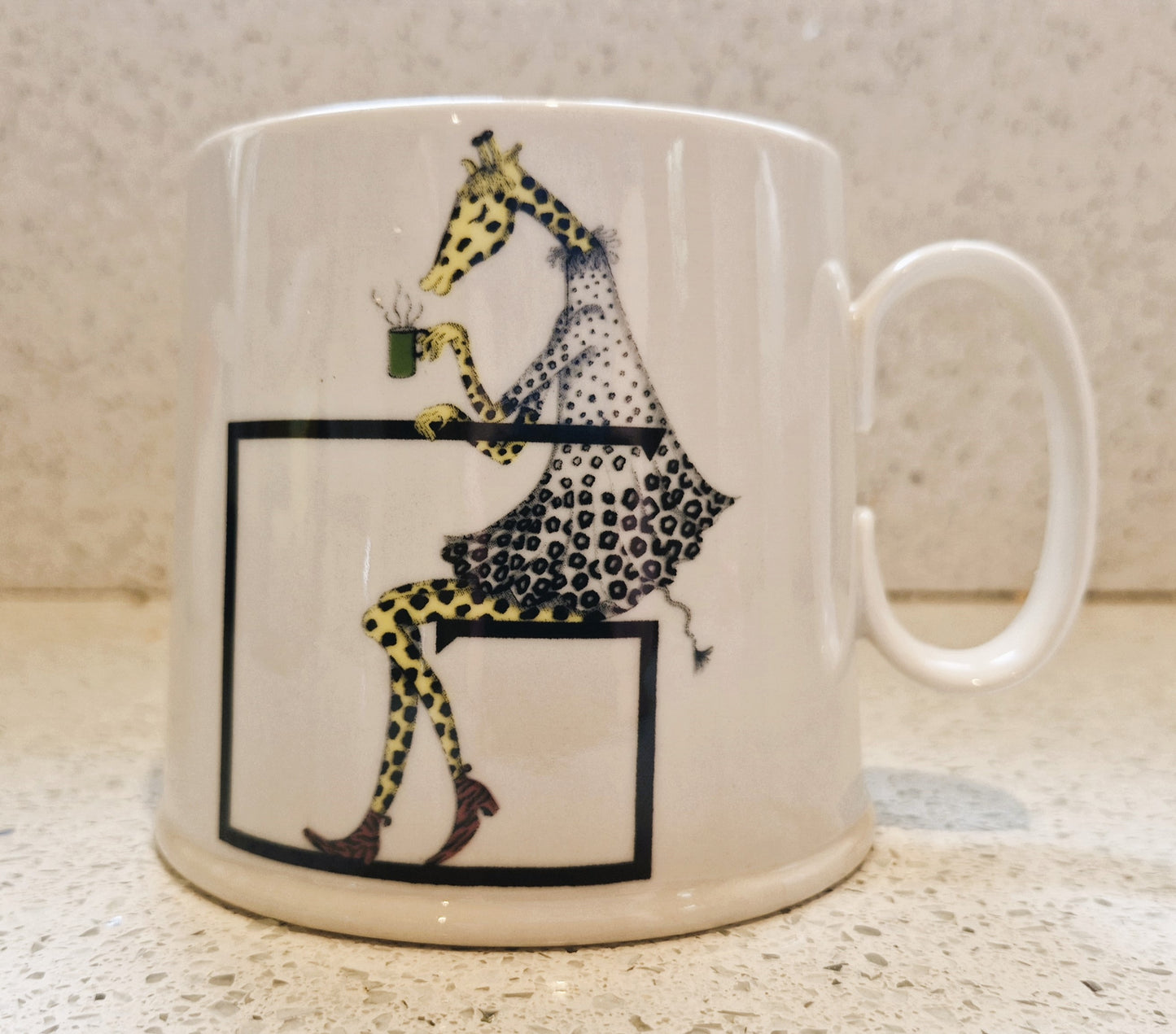 Florence Balducci Giraffe Mug, Anthropologie Mug, Florence Balducci, Animal Alphabet, G for Giraffe, Mug