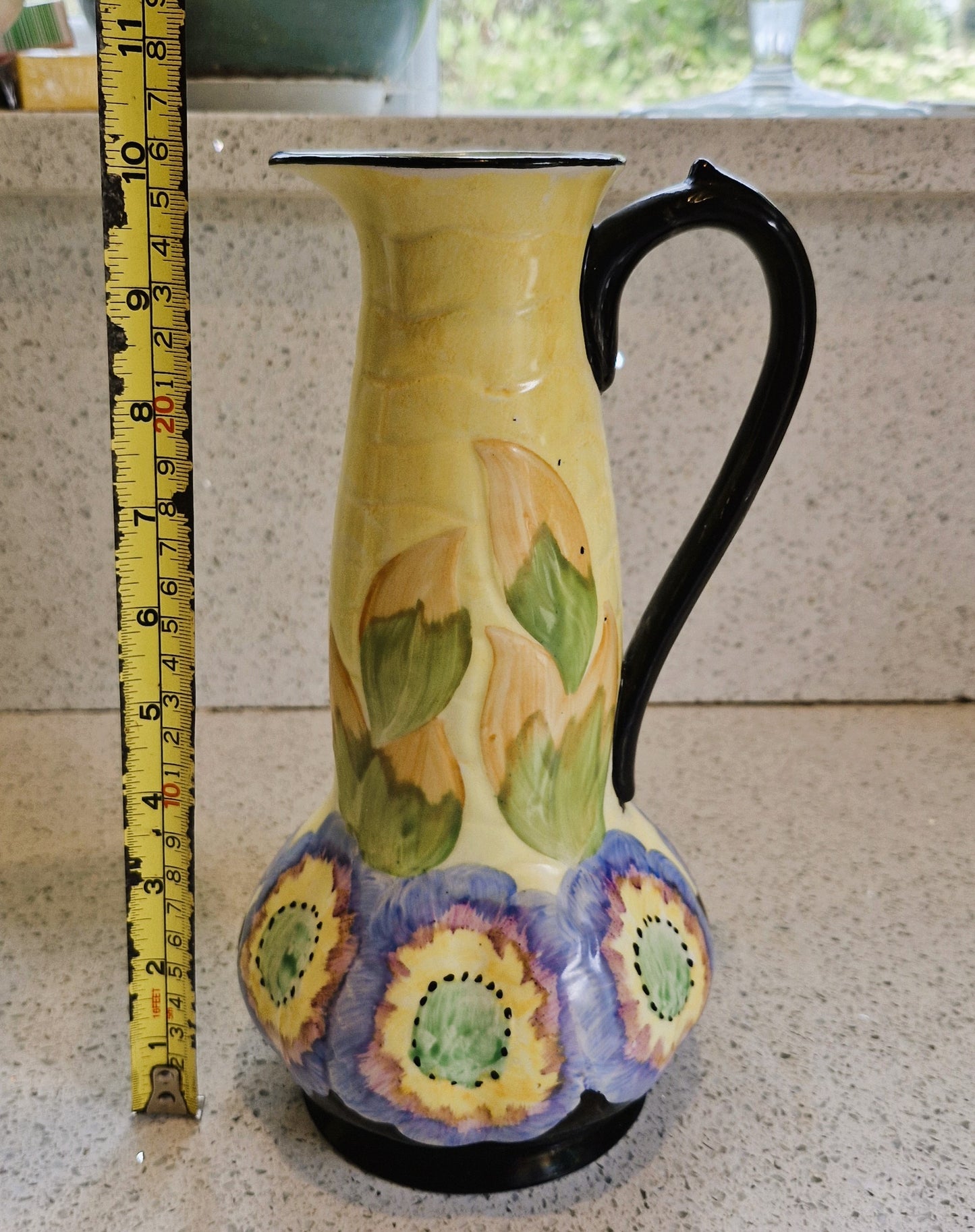 Hand painted Art Deco Vase, Hancock's Pottery, Art Deco Vase, Hand Painted, Hand made, Made in England, Ivory Ware