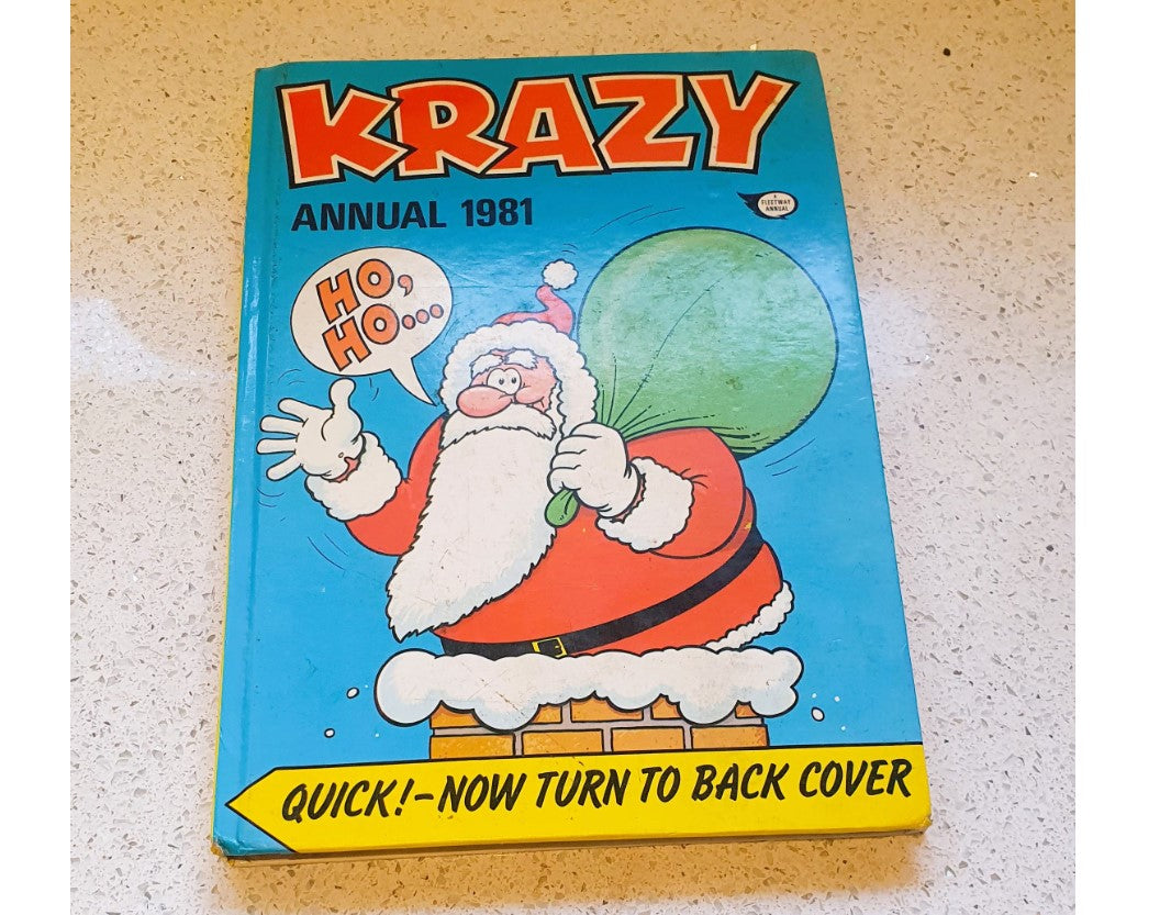 KRAZY, ADULT HUMOUR, Annual, Vintage, Off colour Humour, 1981, Jrazy Annual