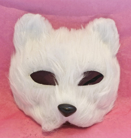 Masquerade Mask, Faux Fur Fox 