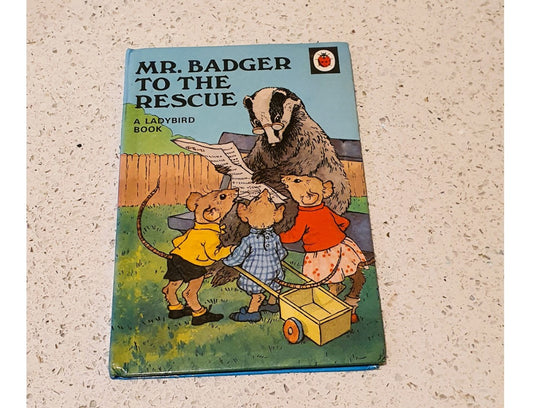 Mr Badger to the Rescue, Macgregor, Perring, Rhyming Stories, Ladybird Books