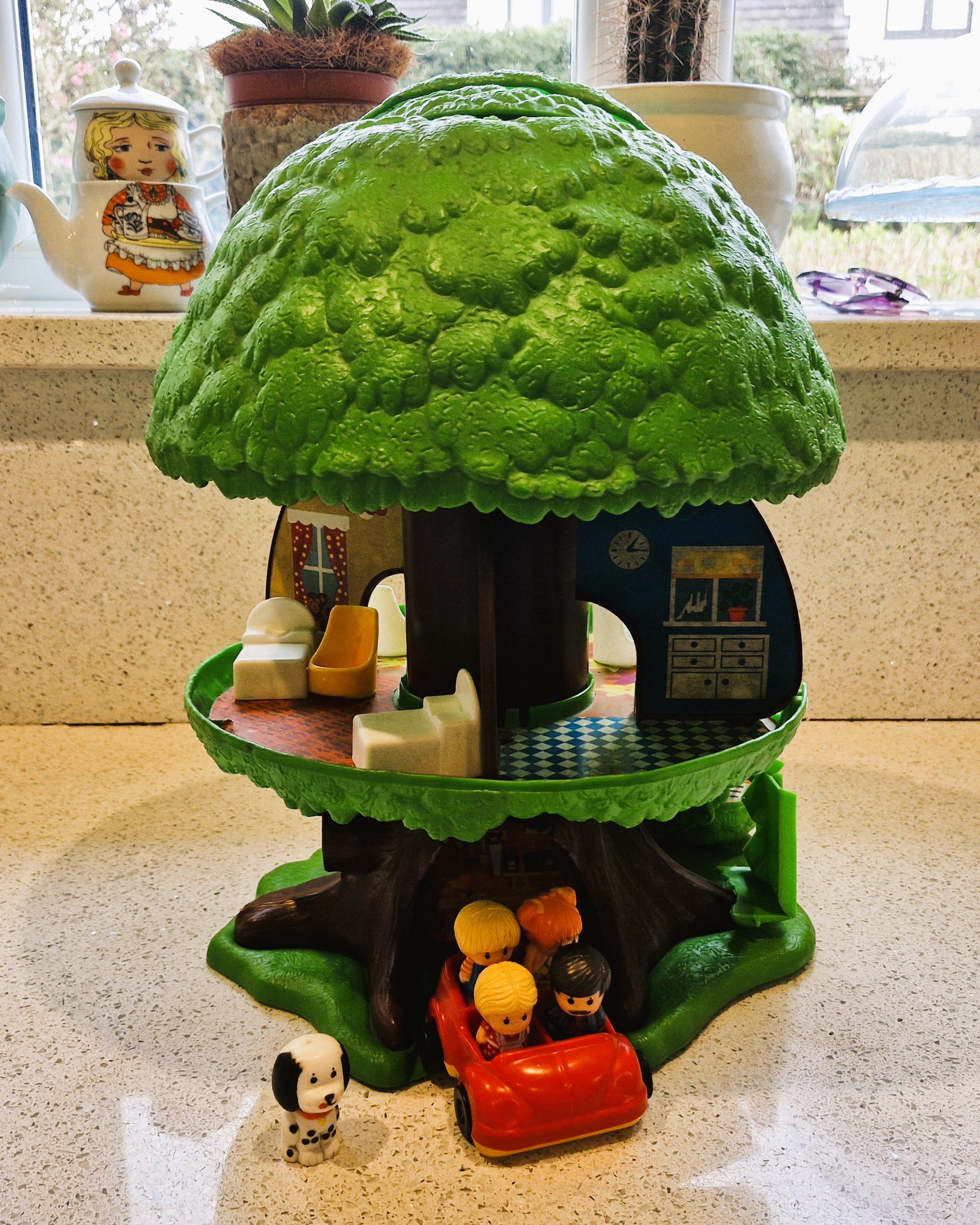 Fisher Price Tree House 1970s Vintage 1970's COMPLETE Palitoy