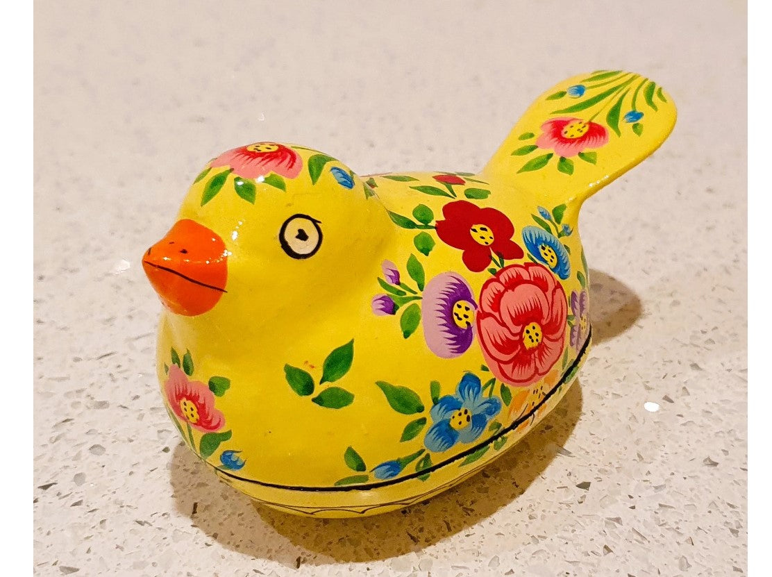 Chicken shaped trinket Box, Wooden Chicken Shaped Trinket Box, Chicken Shaped, Easter Egg Box, Vintage