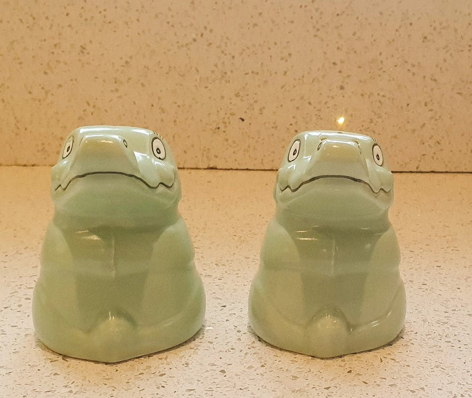 Carltonware, Crocodile,  Alligator, Salt and Pepper pots, Carlton Ware Cruet Set, Vintage, Quirky, 60s Salt and Pepper Shakers 