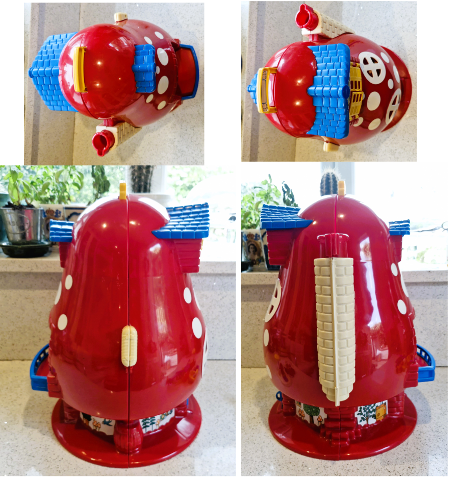 Vintage Matchbox Mushroom Playhouse: RARE Complete Bo