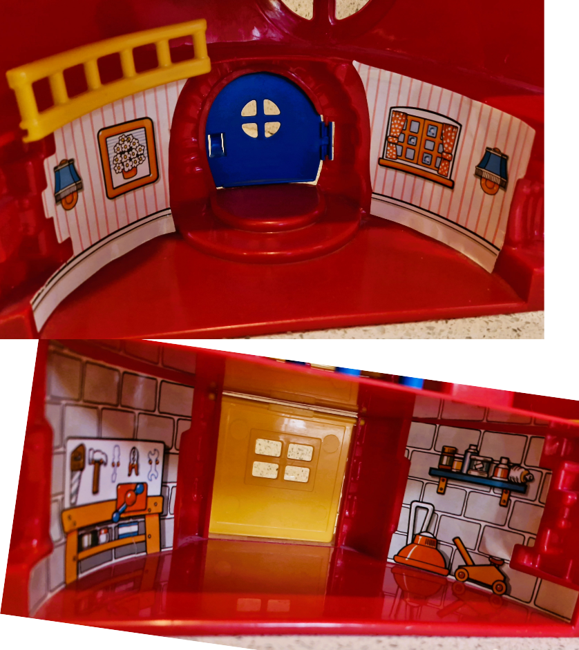 Vintage Matchbox Mushroom Playhouse: RARE Complete Bo