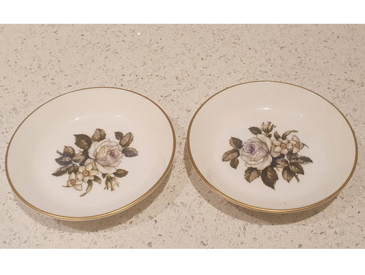 Royal Worcester, Fine Bone China, trinket Dish, Vintage English Ceramics 