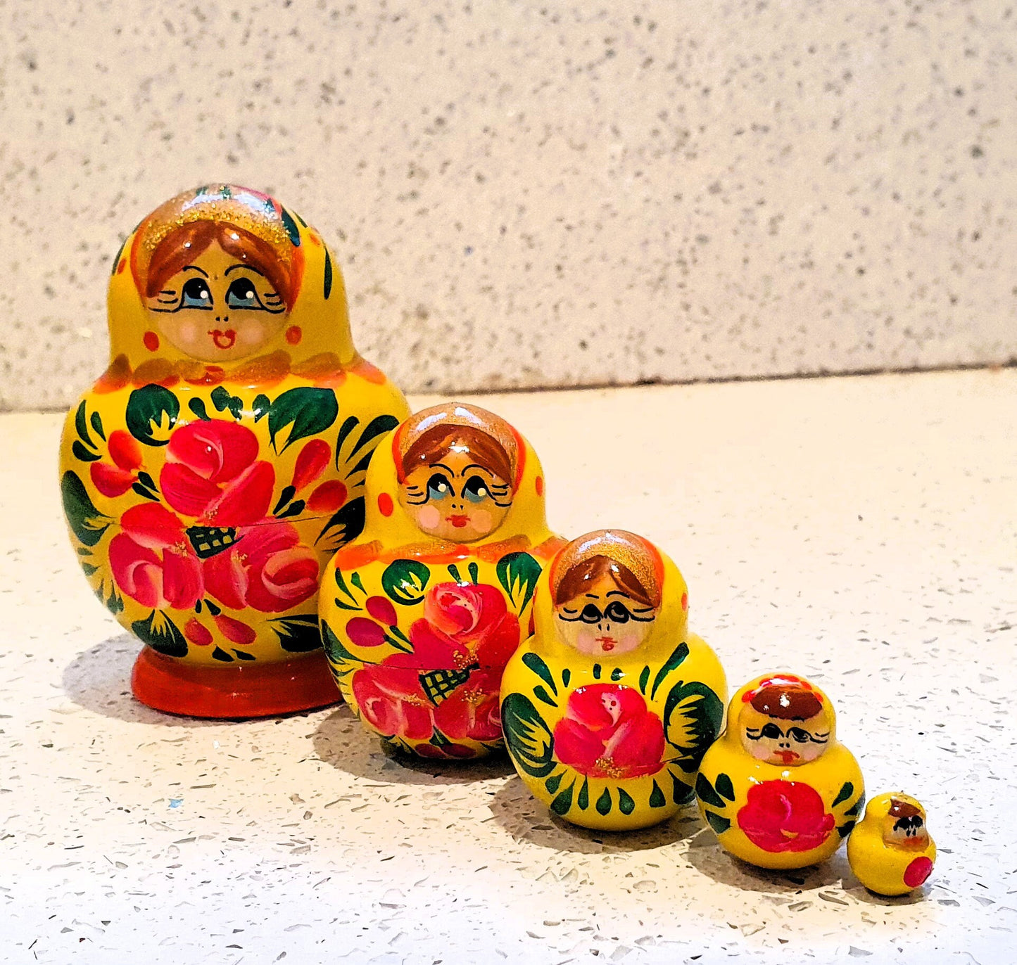 Russian Dolls, Made in Russia, Vintage 