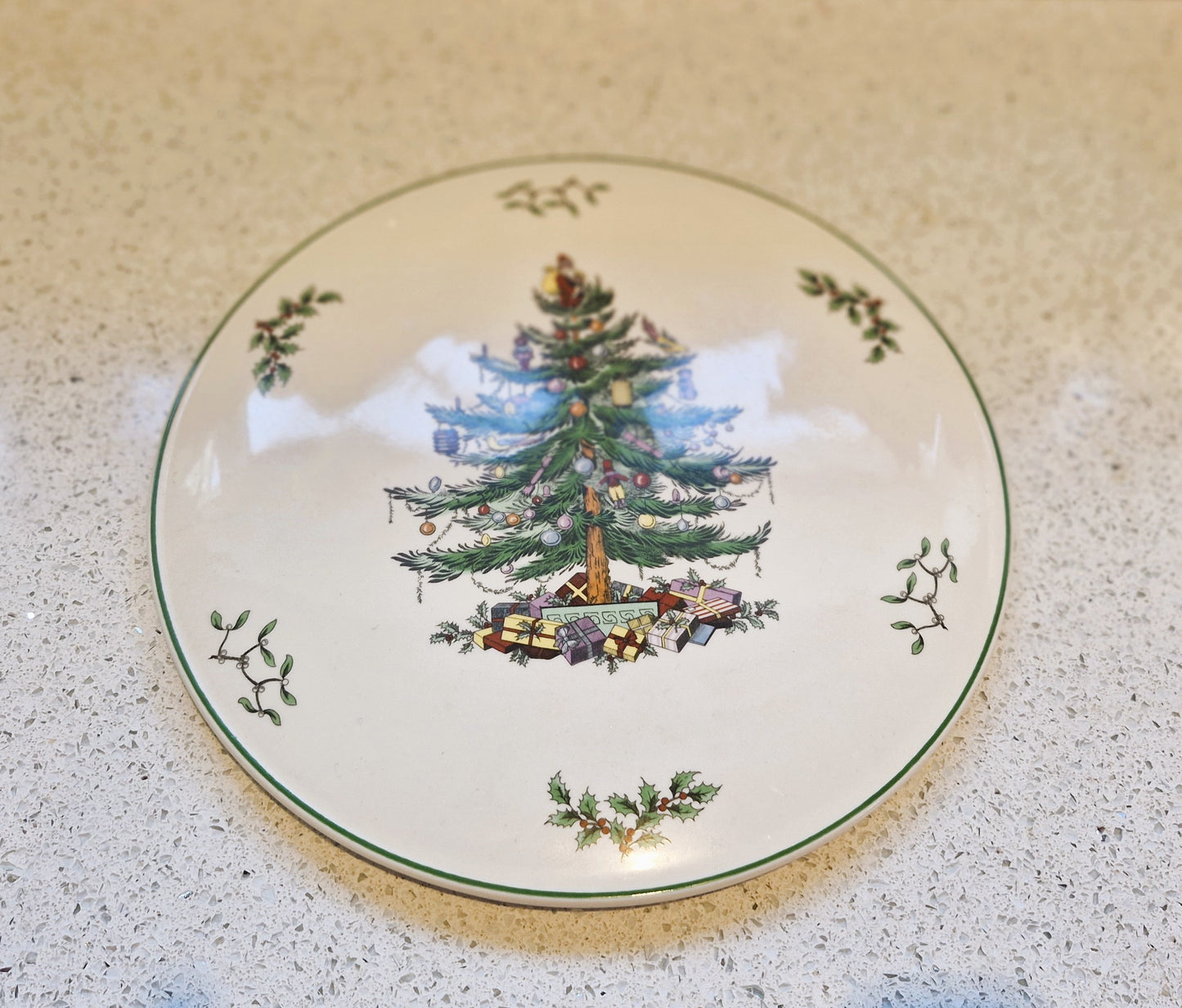 SPODE Christmas Tree Round Platter
