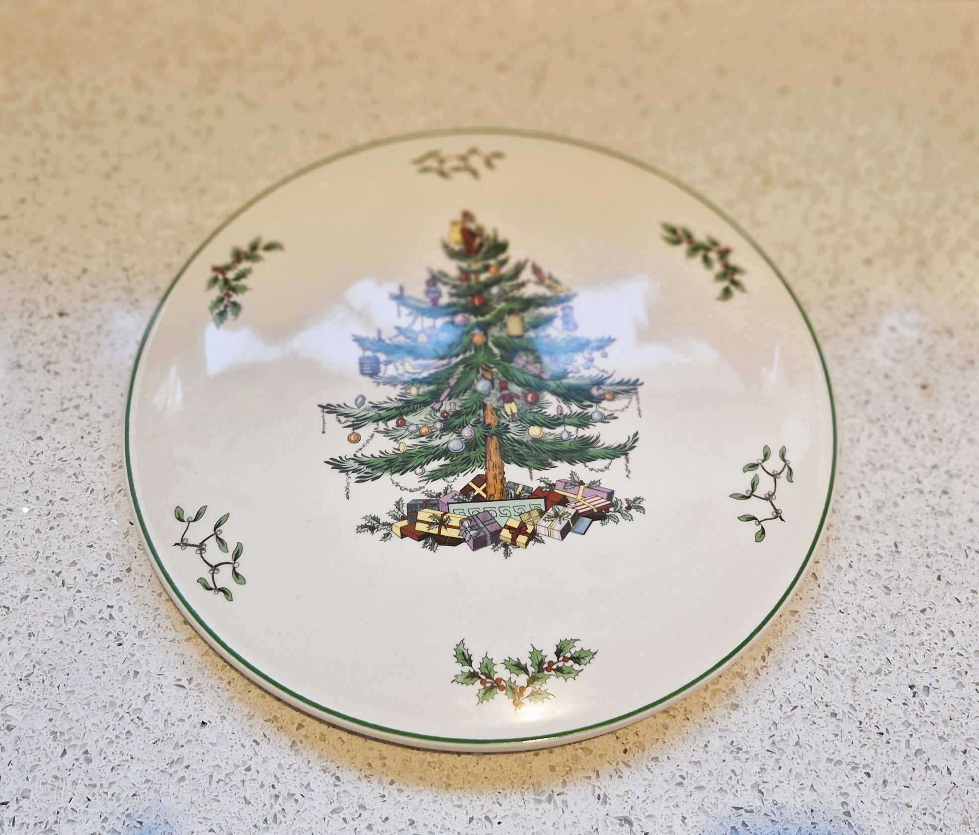 SPODE Christmas Tree Round Platter
