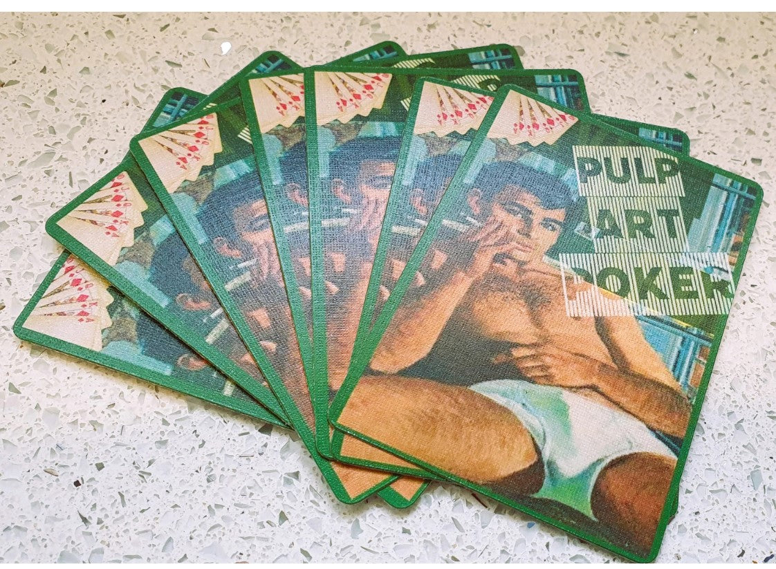 Gay Pulp Art Poker Cards, LGBT, Kitsch, Quirky, Unique, Playing Cards