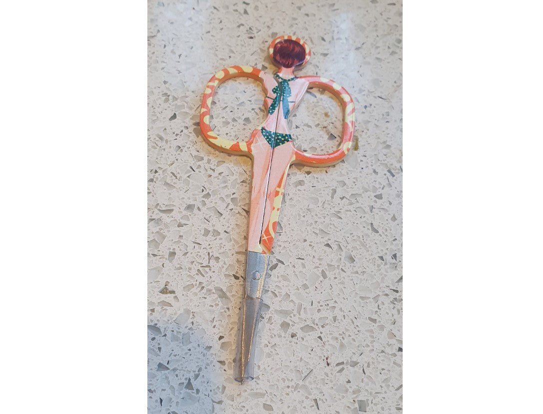Pin Up Girl Nail Scissors, Quirky, Nail Scissors,