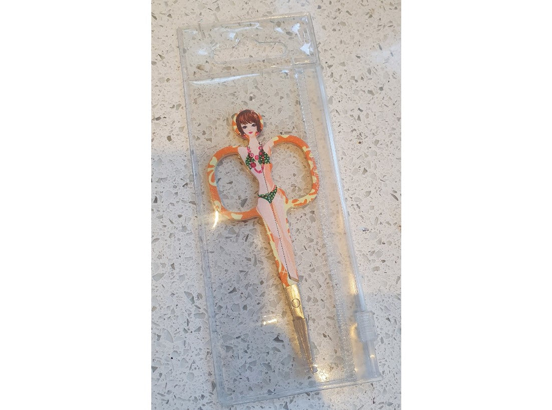 Pin Up Girl Nail Scissors, Quirky, Nail Scissors,