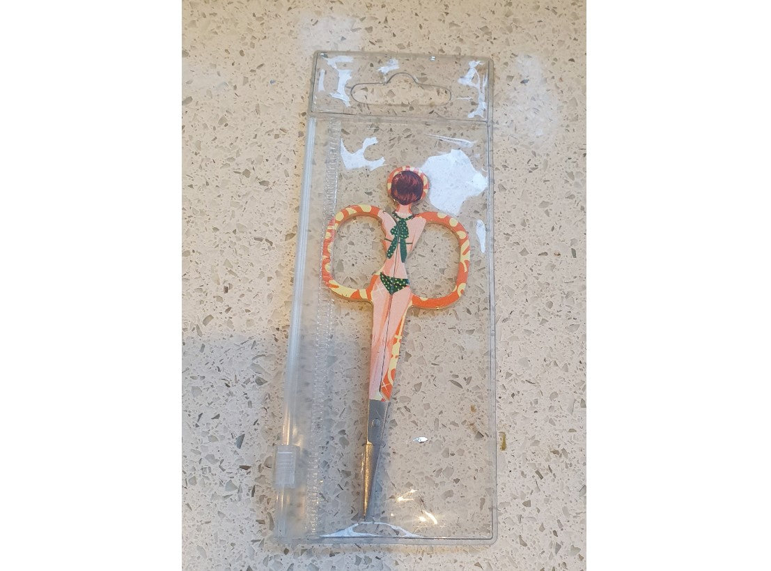 Pin Up Girl Nail Scissors, Quirky, Nail Scissors,