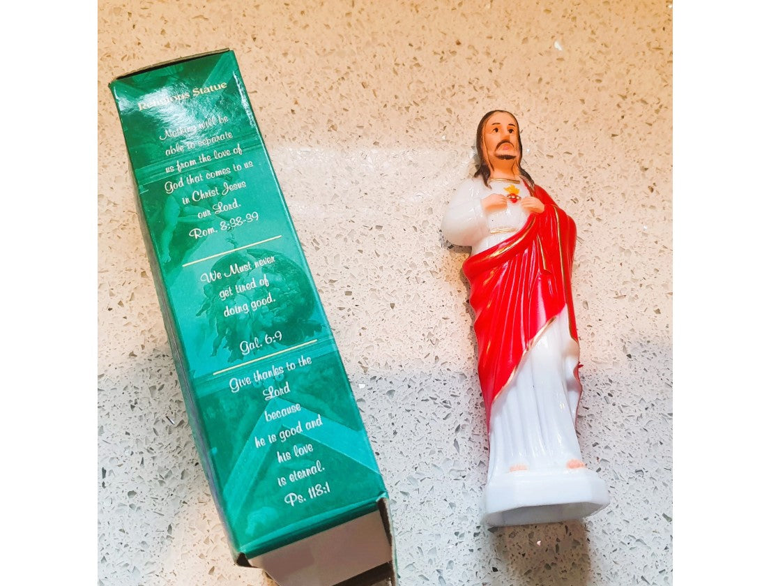 Jesus Ornament, Dashboard Jesus, Jesus Sculpture, Jesus sculpture, 17cm