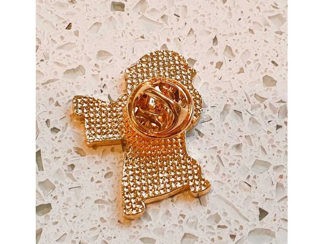 Jesus Enamel Pin Badge, Jesus pin badge, Jesus Dancing, Jesus Jewellery