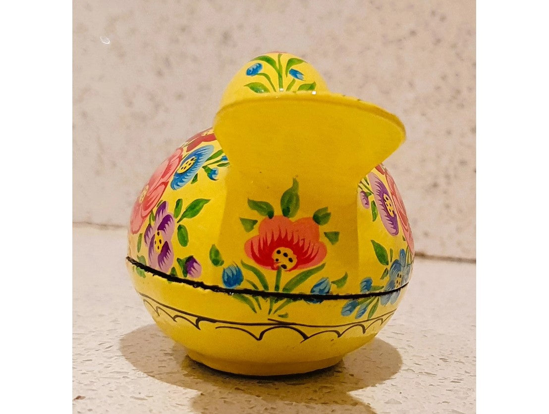 Chicken shaped trinket Box, Wooden Chicken Shaped Trinket Box, Chicken Shaped, Easter Egg Box, Vintage