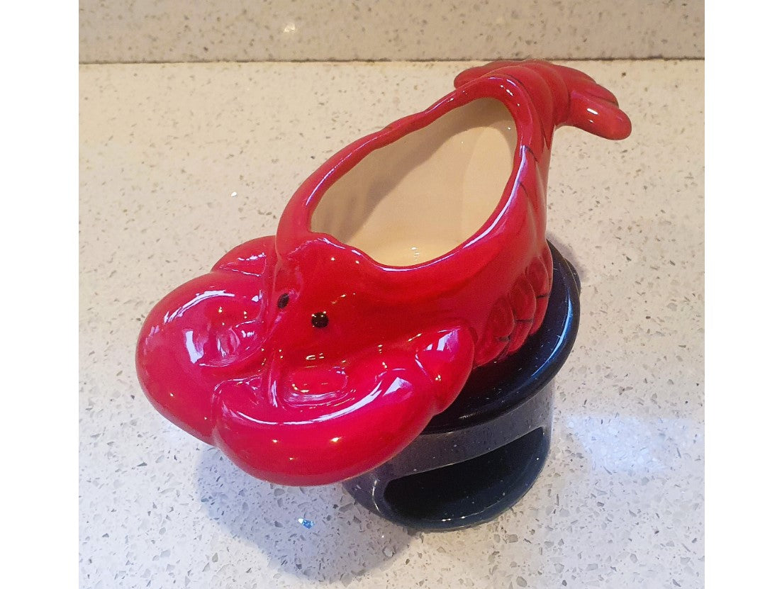 Lobster Butter warmer, Boston Warehouse, Fondue set, Lobster Shaped, Claw shaped Cracker, Boston Warehouse Butter Warmer, Claw Crackers, Vintage
