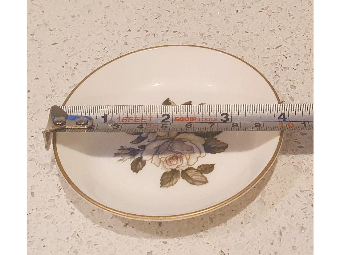 Royal Worcester, Fine Bone China, trinket Dish, Vintage English Ceramics 