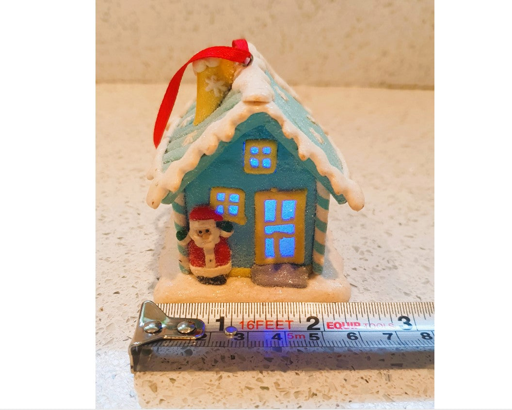 Kitsch Quirky Xmas Tree Ornament, Lights up, colour changing, Vintage Christmas, Quirky Christmas Table, Kitsch Christmas, Decoration
