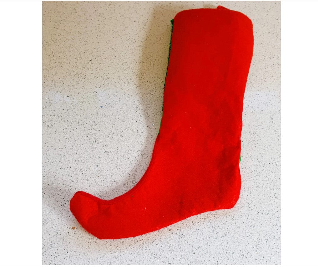 Elf Christmas Stocking, Christmas Elf, Quirky, Kitsch, Christmas Elves