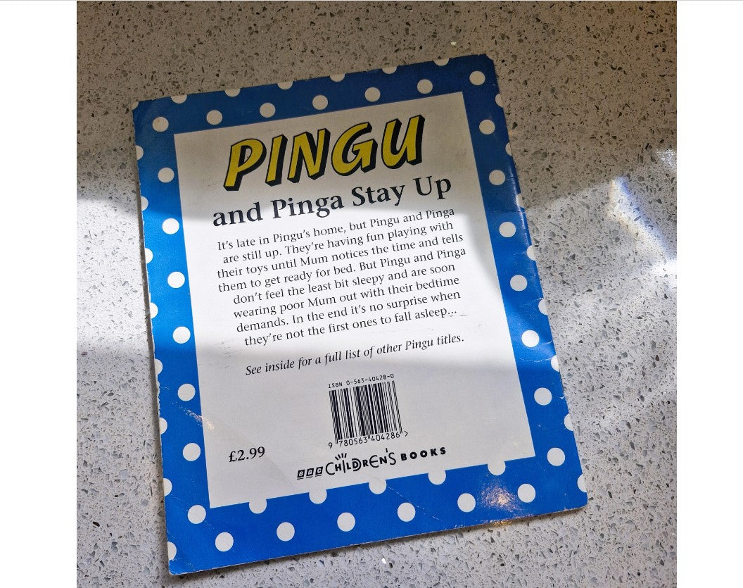 PINGU-Buch, Pingu und Pinga Bleib auf, Pingu-Buch