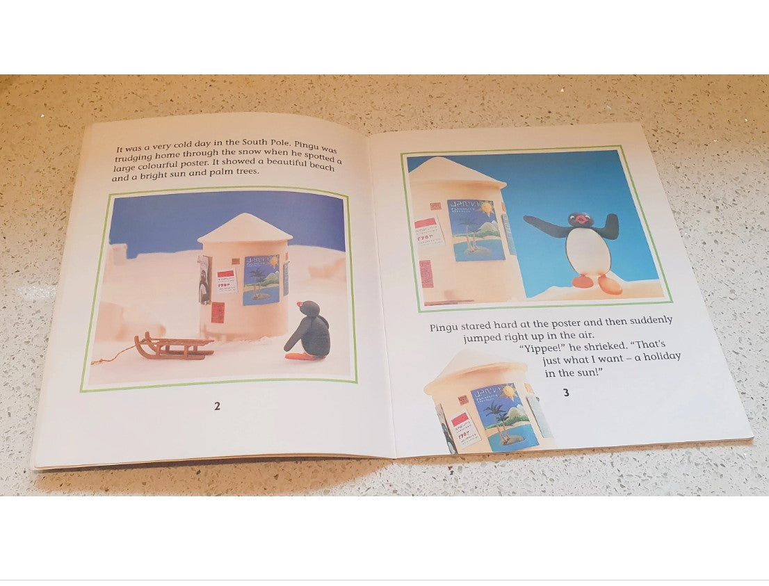 PINGU Book, Pingu wants a holiday, Pingu Book