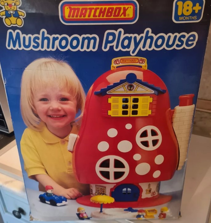 Vintage Matchbox Mushroom Playhouse: RARE Complete Boxed Set