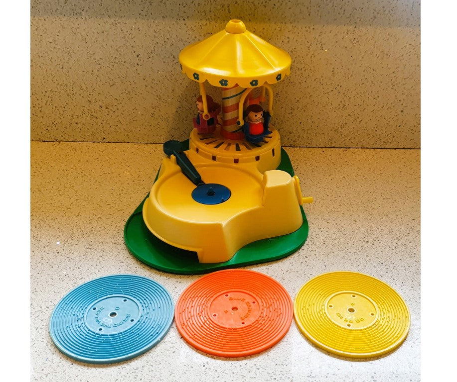 Fisher-Price Change a tune Karussell Plattenspieler, Vintage Fisher Price Karussell Plattenspieler, Fisher Price Plattenspieler